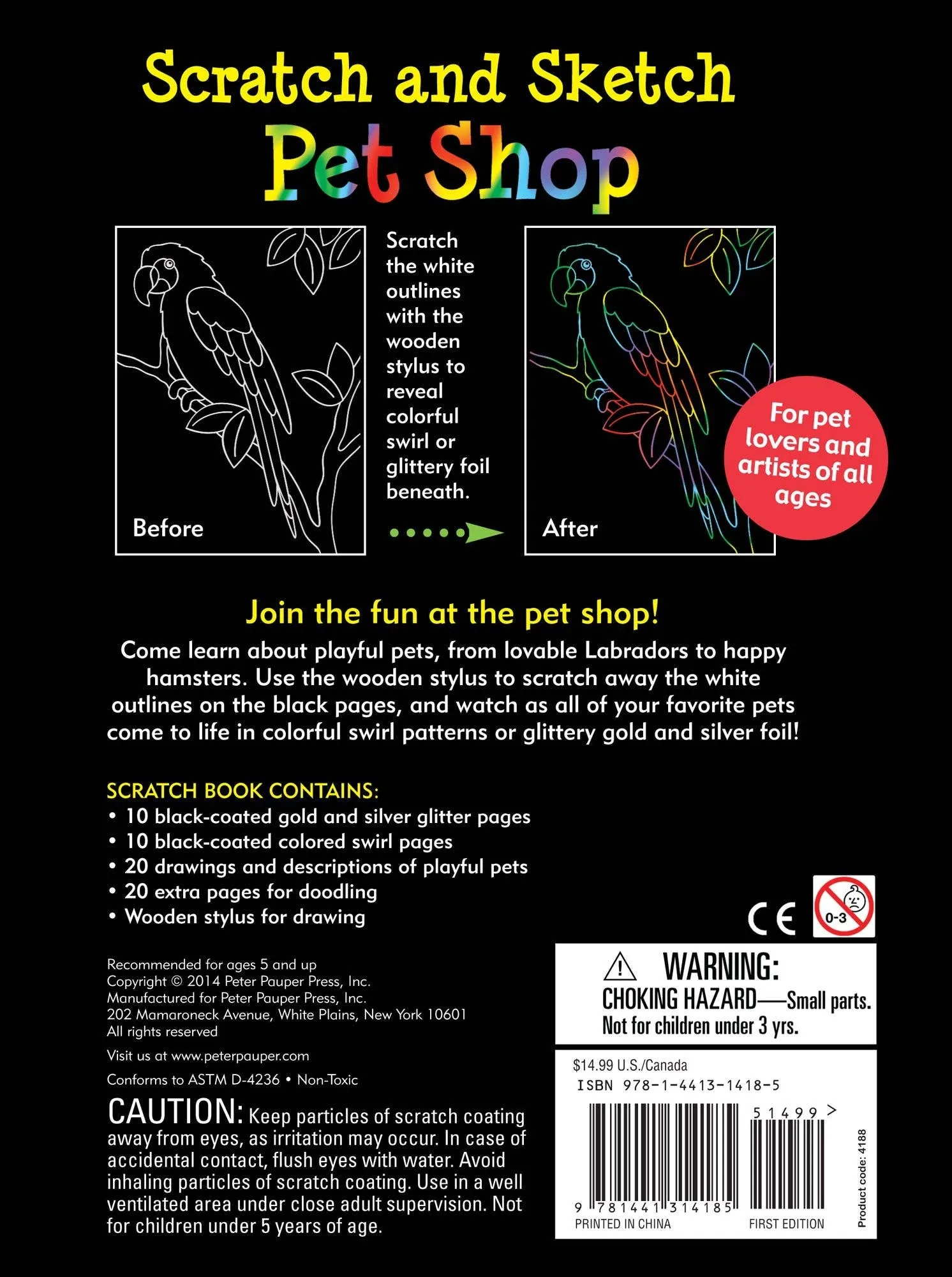 Scratch & Sketch: Pet Shop