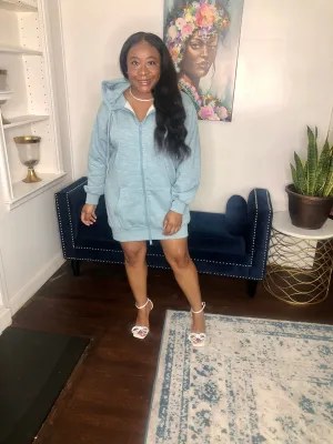 Seafoam Hoodie Dress