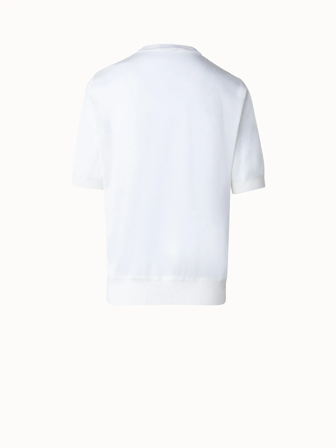 Short Sleeves Sweater in Silk Lizzi's Lines