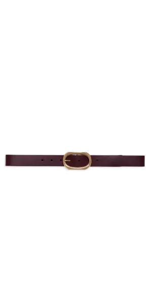 Signature Link Belt in Burgundy