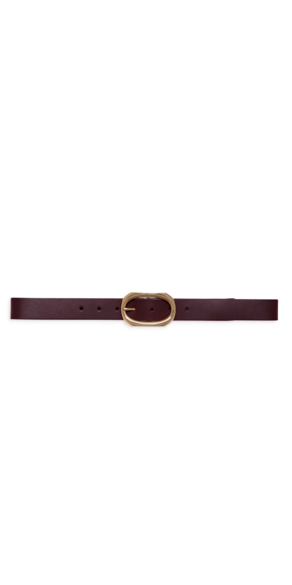 Signature Link Belt in Burgundy