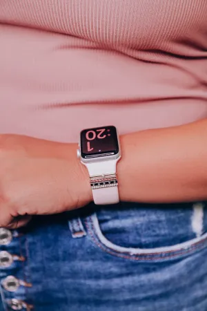 Silicone Smart Watch Band - Pink