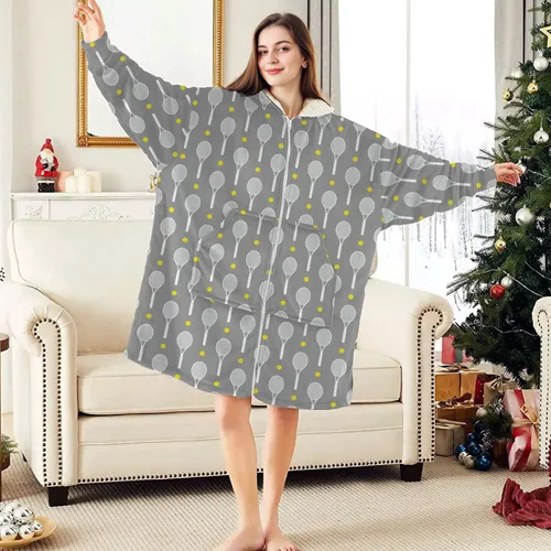 Silver Racquet Full Zip Snuggy
