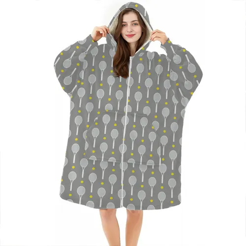 Silver Racquet Full Zip Snuggy