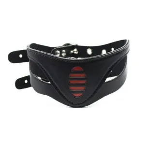 Smart Moves - Collar met twee riempjes - Zwart