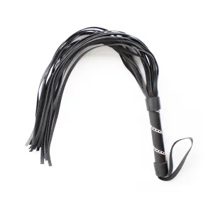 Smart Moves - Flogger - Handvat Gedecoreerd met Kettingen - 64 cm - Zwart