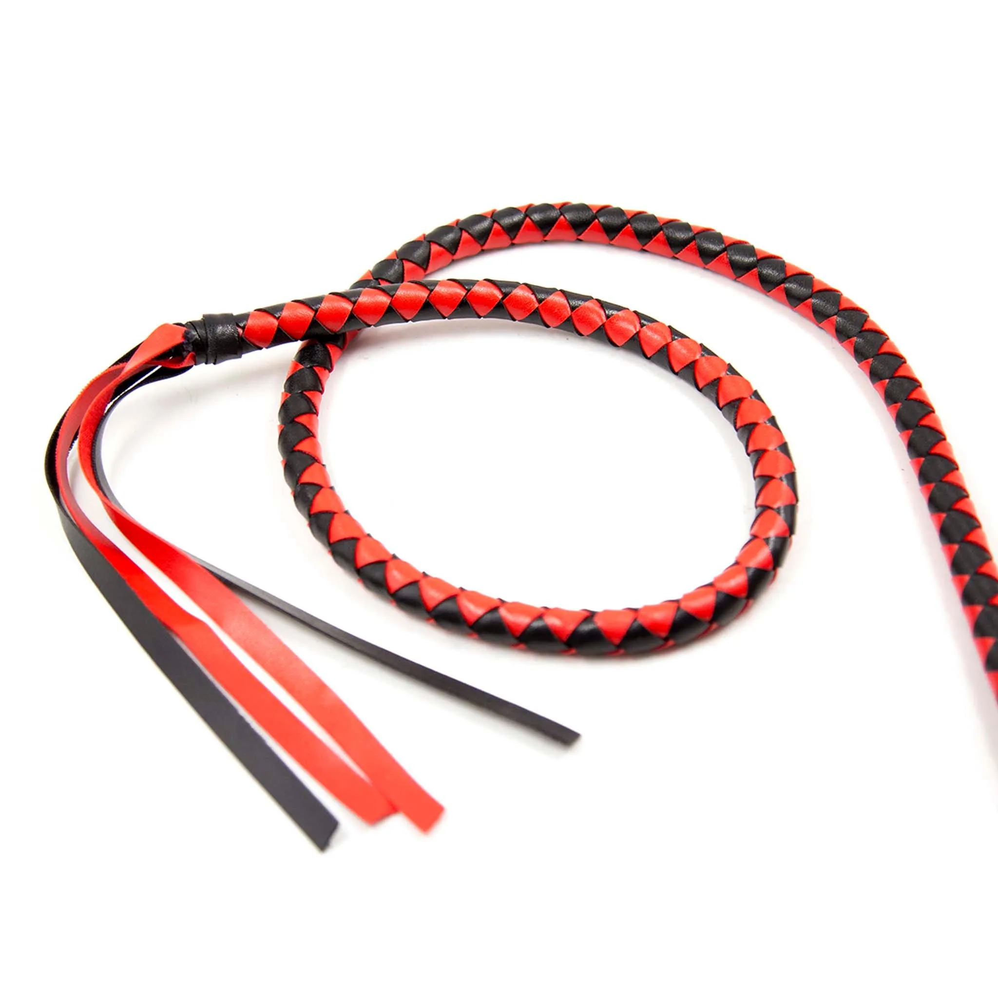 Smart Moves - Lange Zweep - 190 cm - Zwart/Rood