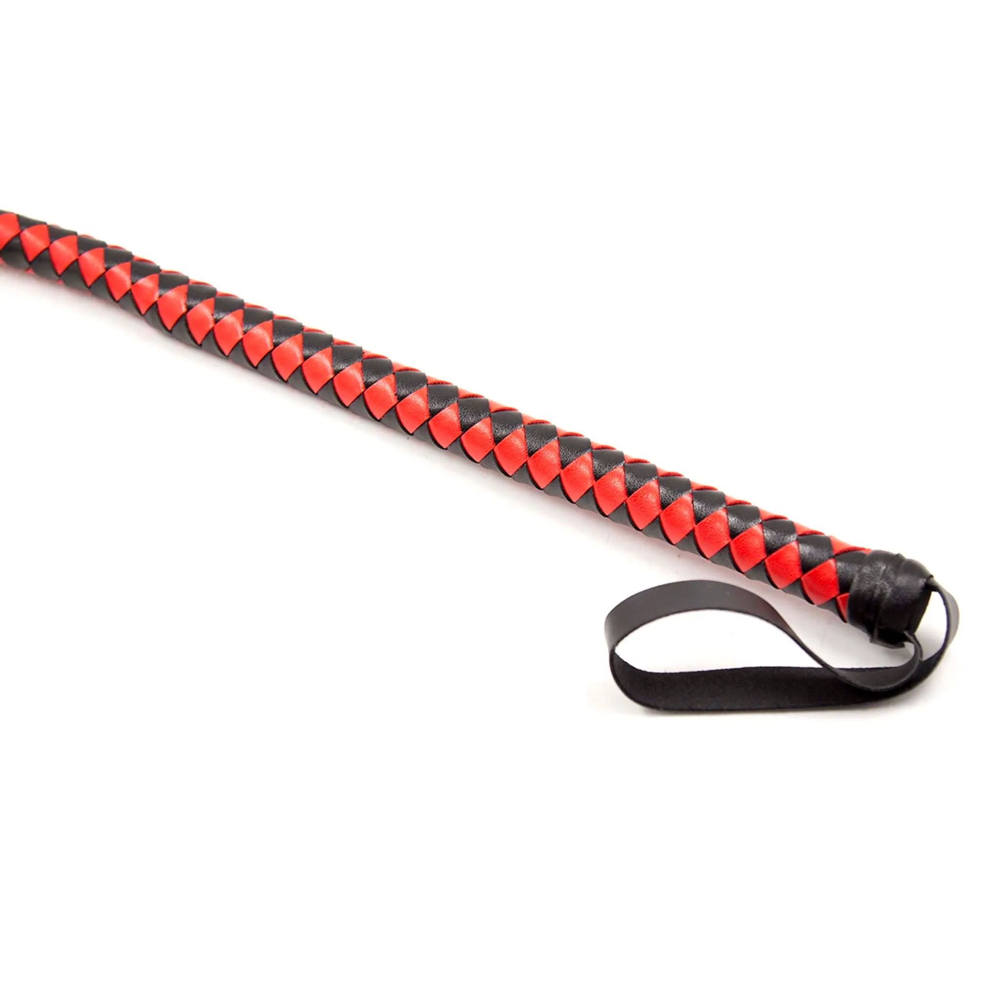 Smart Moves - Lange Zweep - 190 cm - Zwart/Rood