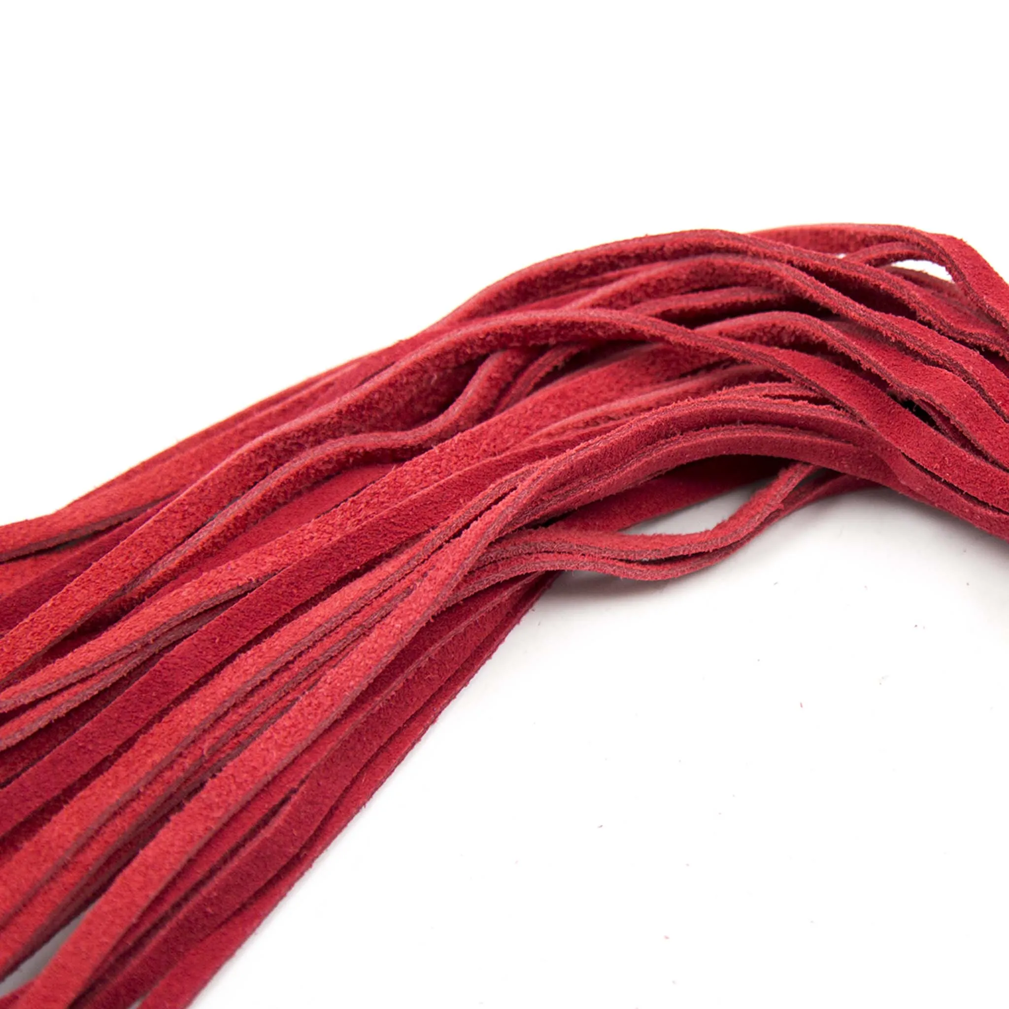 Smart Moves - Lederen Flogger - 39 cm - Rood/Zwart