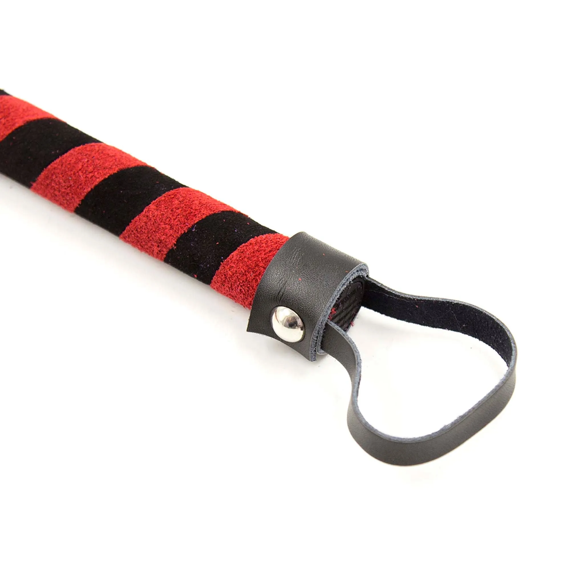 Smart Moves - Lederen Flogger - 39 cm - Rood/Zwart