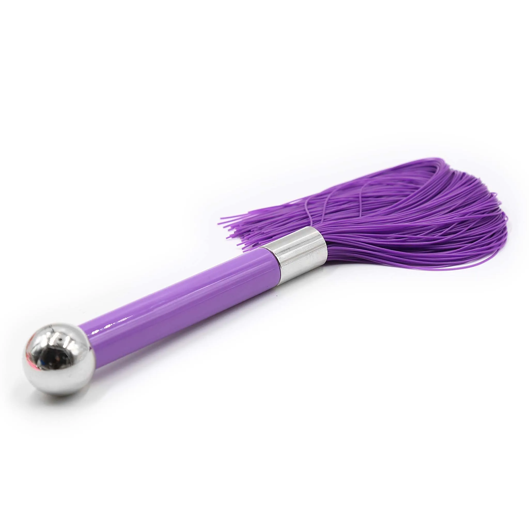 Smart Moves - Siliconen Flogger - 40 cm - Paars