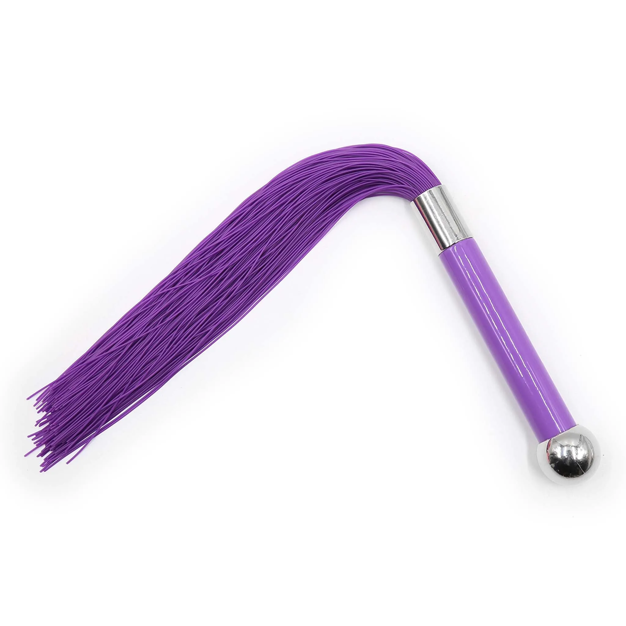 Smart Moves - Siliconen Flogger - 40 cm - Paars
