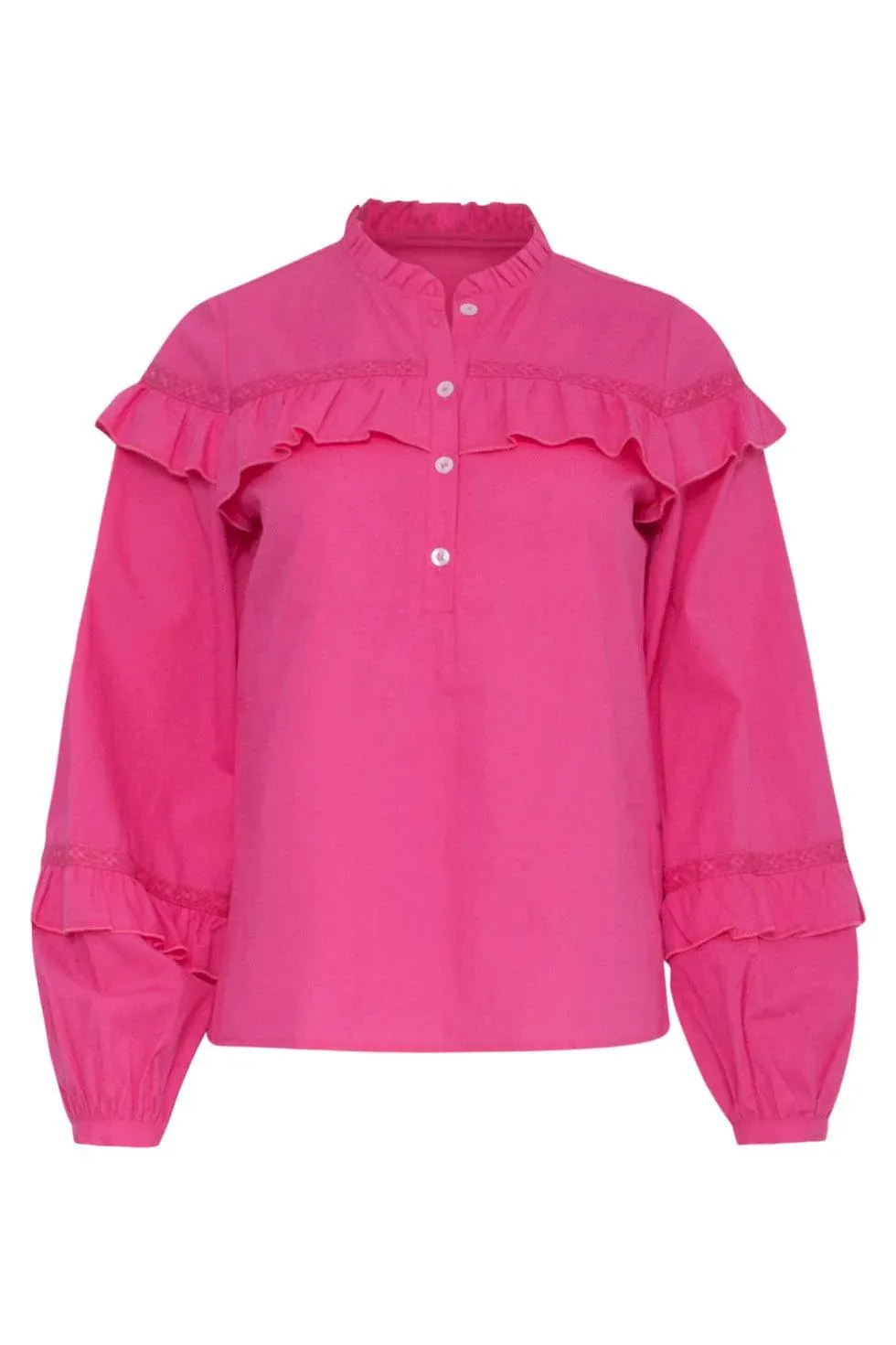 Smashed Lemon Fuchsia Top