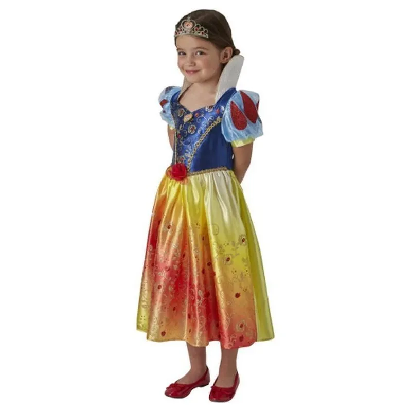 Snow White Rainbow Deluxe Costume Size 6 8