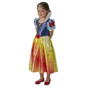 Snow White Rainbow Deluxe Costume Size 6 8