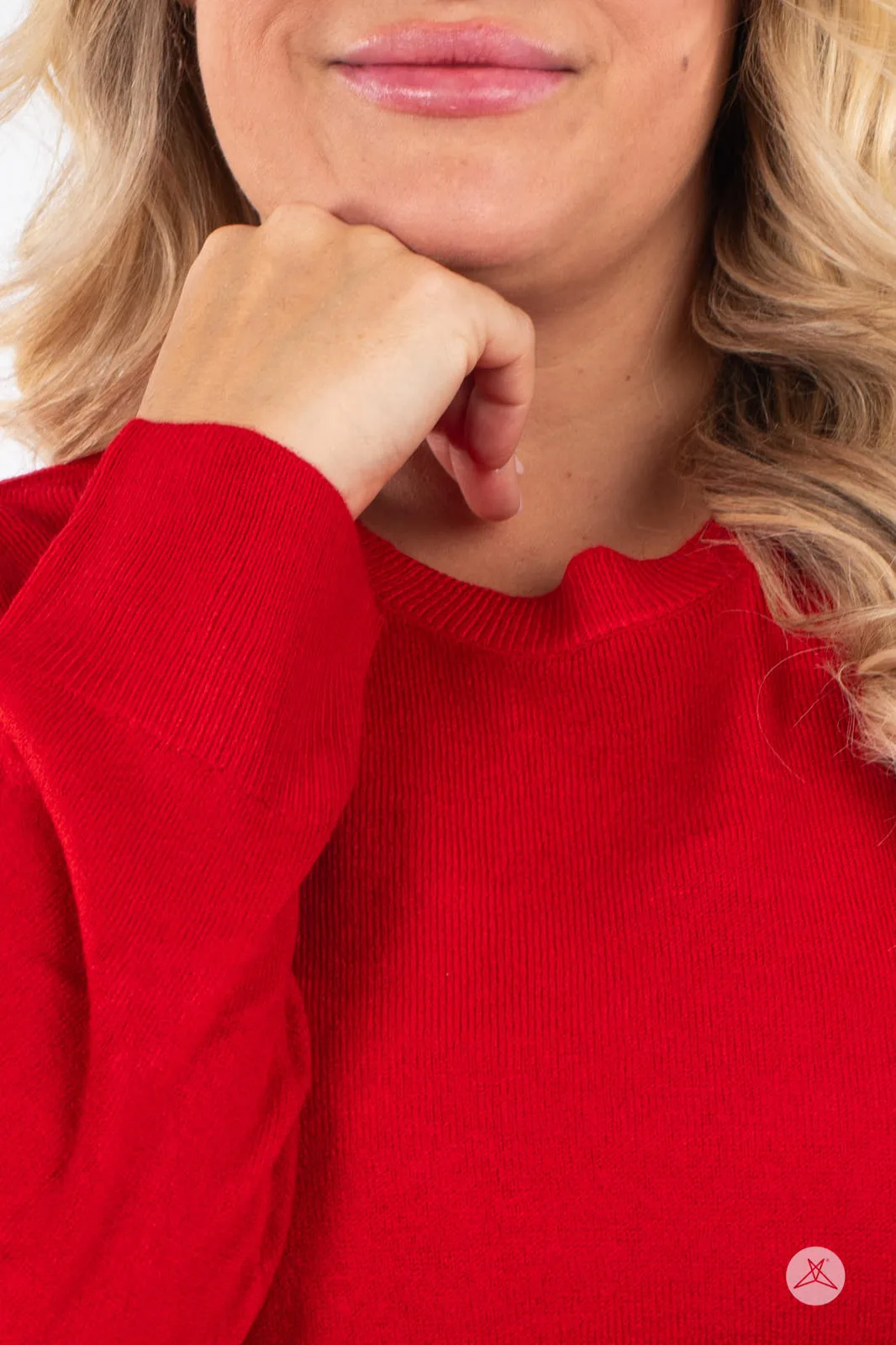 Soft Knit Crew Neck Sweater