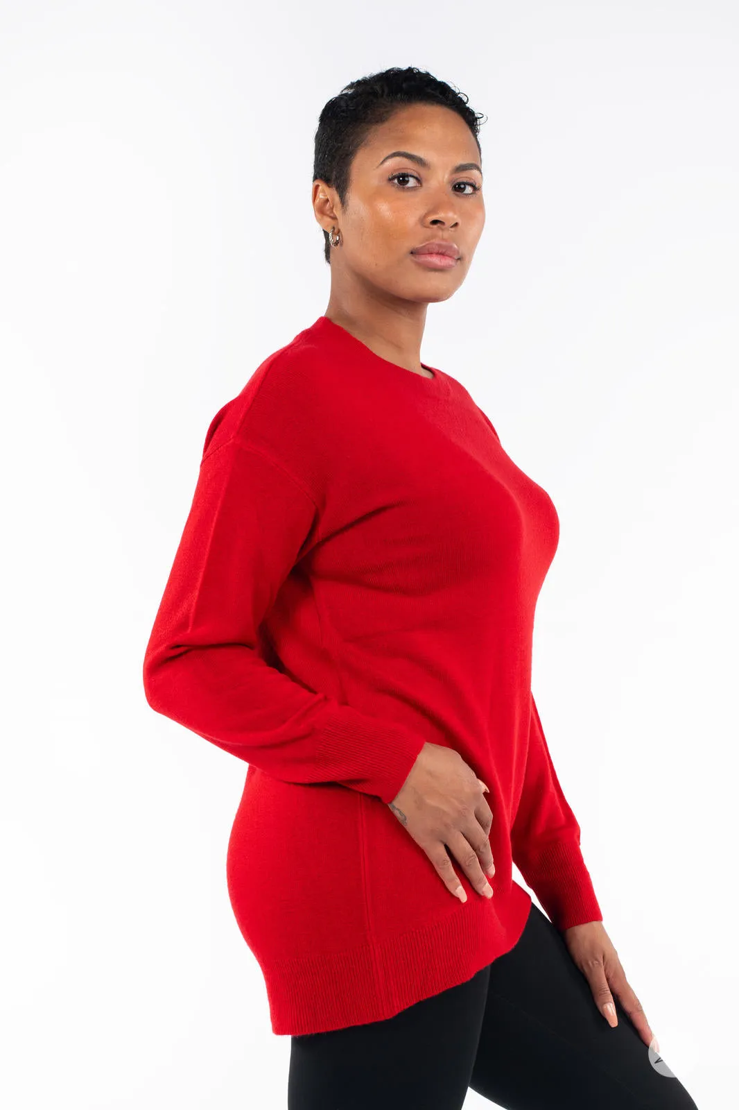 Soft Knit Crew Neck Sweater
