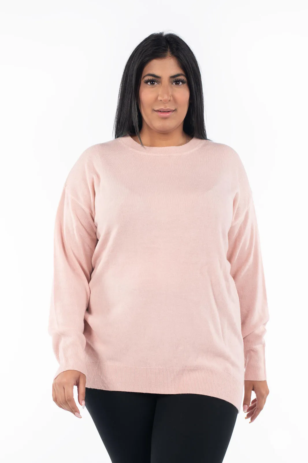 Soft Knit Crew Neck Sweater