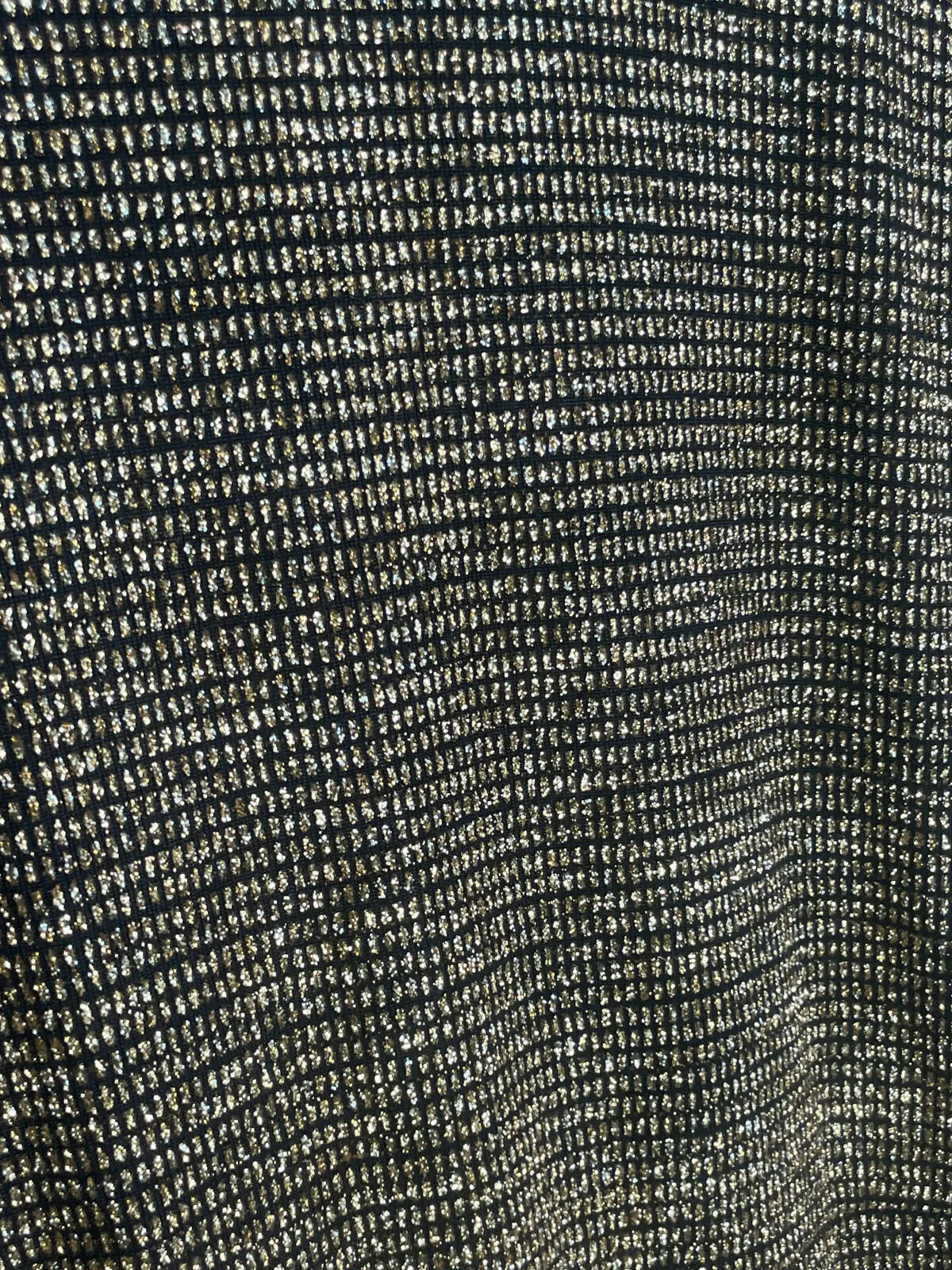 Sparkling glitter gold maxi dress