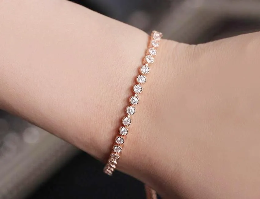 Sparkling Round Crystal Bracelet