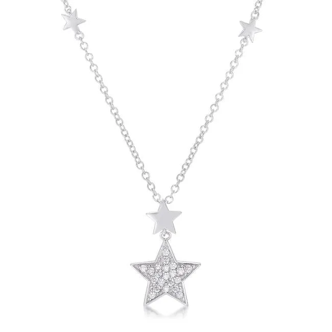 Sparkling Star Pendant Necklace