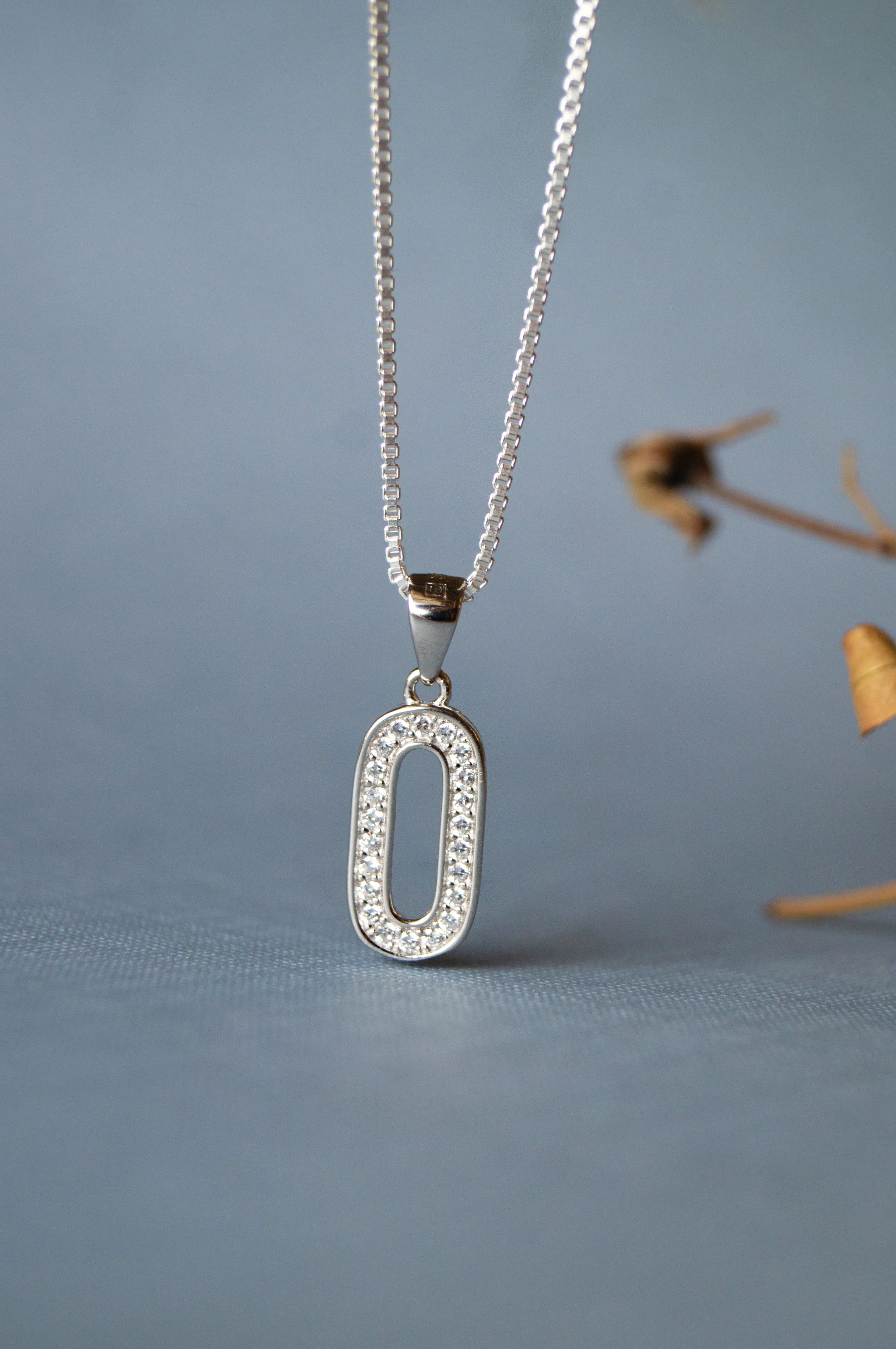 Sparkling Zero Sterling Silver Pendant Set