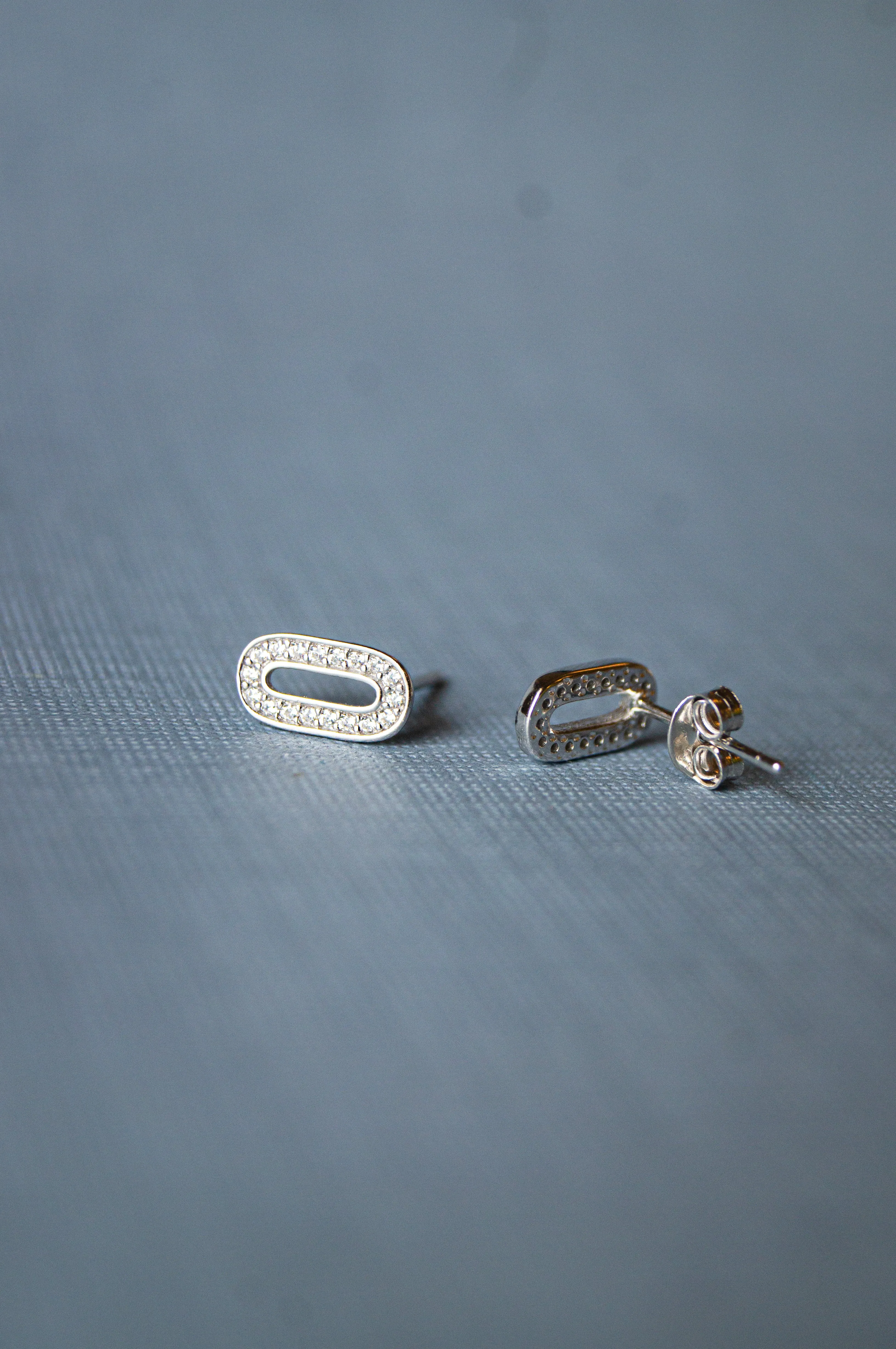 Sparkling Zero Sterling Silver Pendant Set