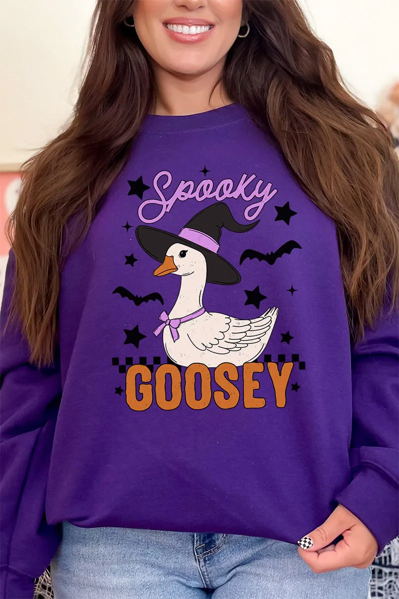 Spooky Goosey Unisex NuBlend Crew Sweatshirt