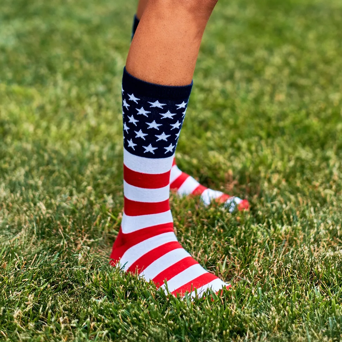 Stars & Stripes USA Crew Socks