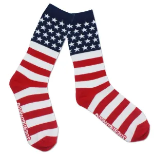 Stars & Stripes USA Crew Socks
