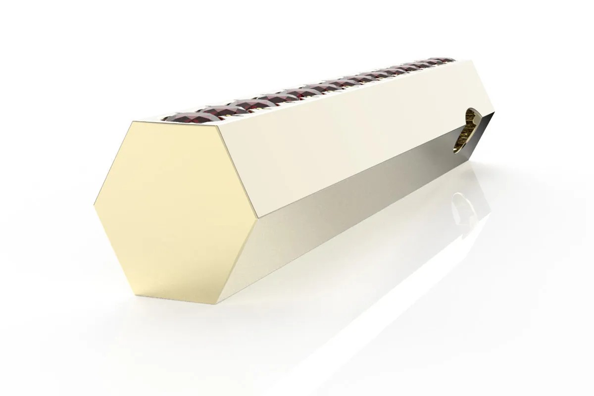 STONE BAR - 14k Birthstone Pavé  - Pendant