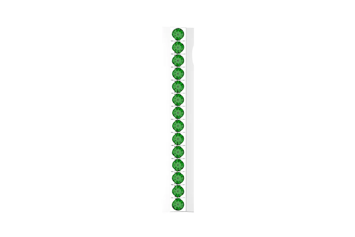 STONE BAR - 14k Birthstone Pavé  - Pendant
