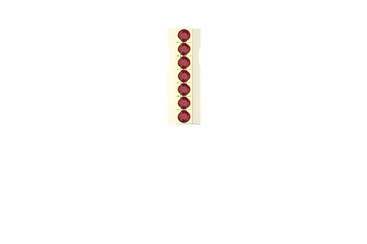 STONE BAR - 14k Birthstone Pavé  - Pendant