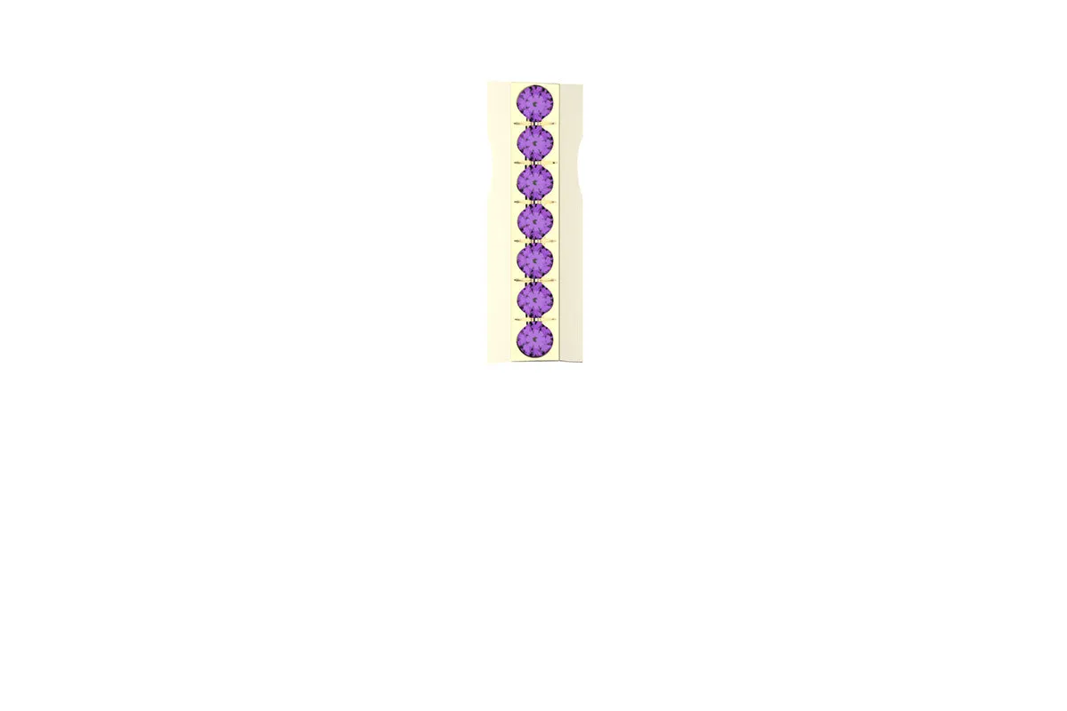 STONE BAR - 14k Birthstone Pavé  - Pendant