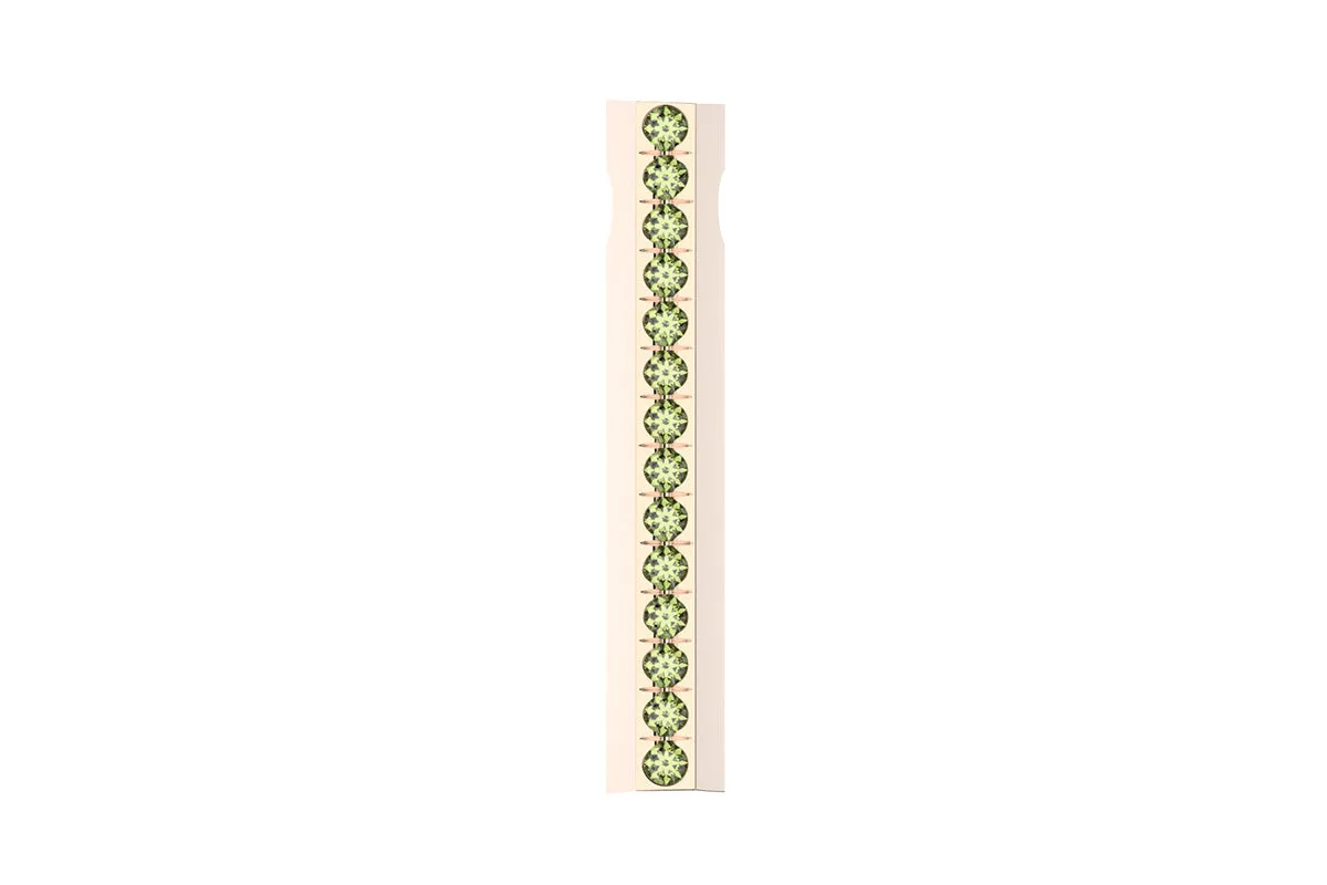 STONE BAR - 14k Birthstone Pavé  - Pendant
