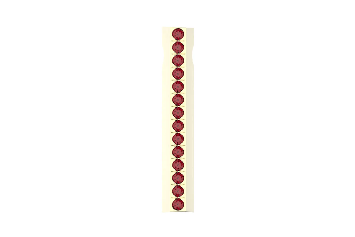 STONE BAR - 14k Birthstone Pavé  - Pendant