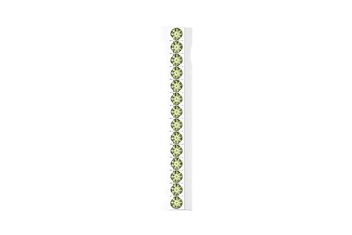 STONE BAR - 14k Birthstone Pavé  - Pendant