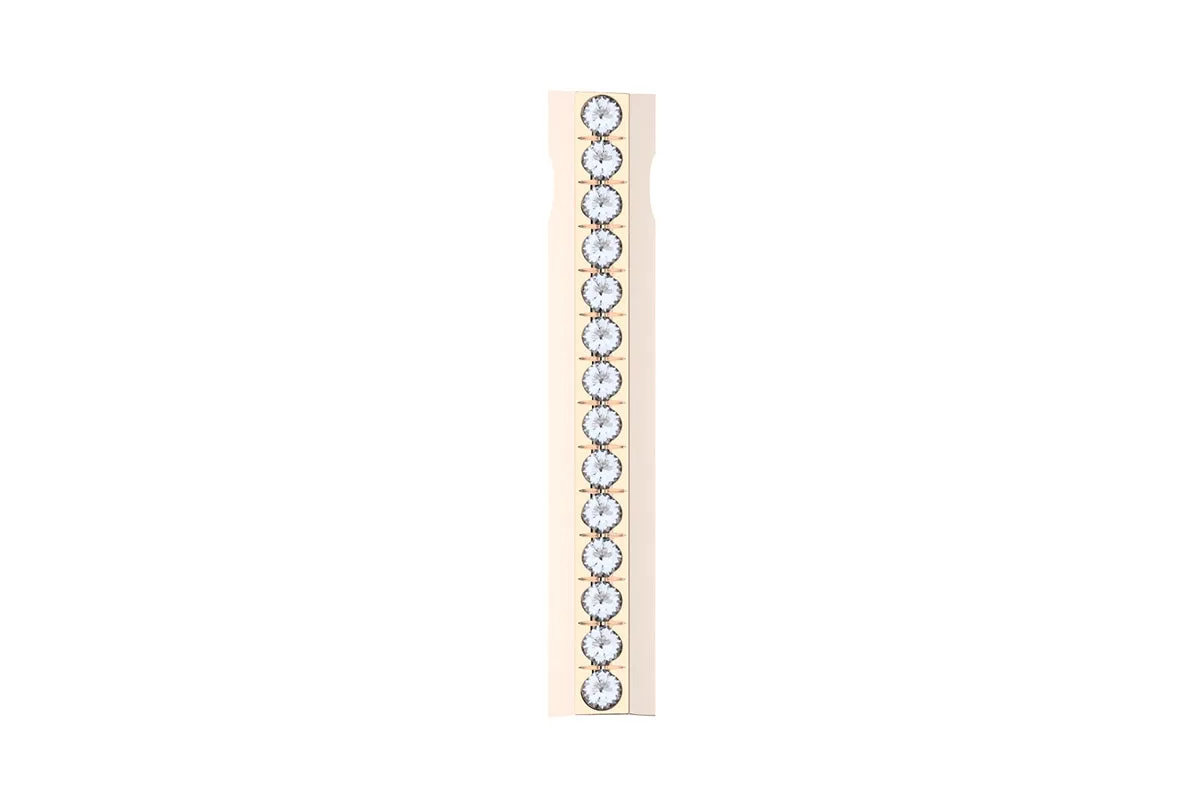 STONE BAR - 14k Birthstone Pavé  - Pendant
