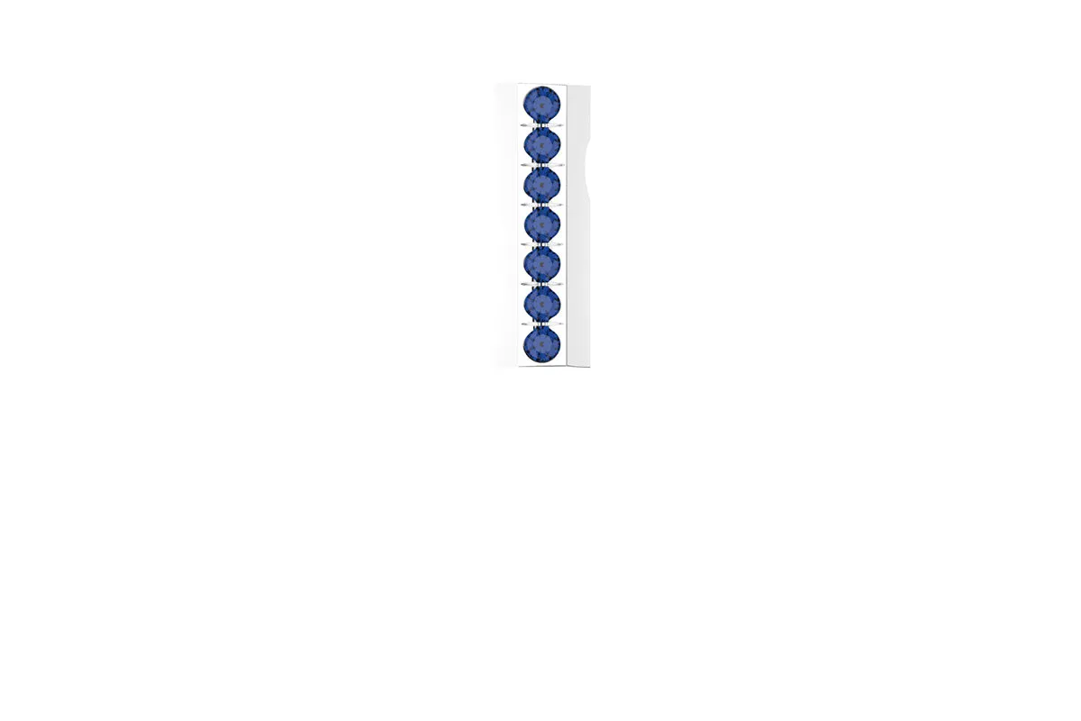 STONE BAR - 14k Birthstone Pavé  - Pendant