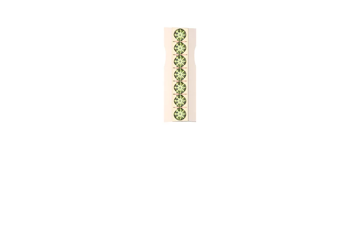 STONE BAR - 14k Birthstone Pavé  - Pendant