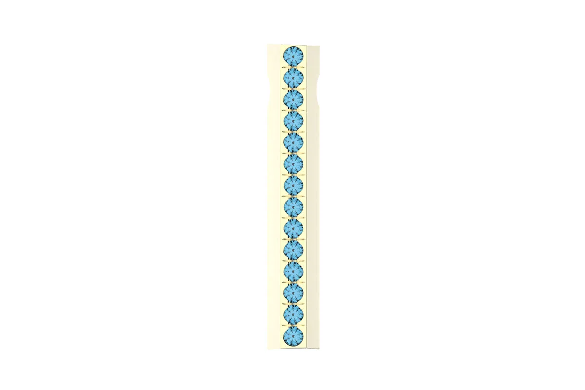 STONE BAR - 14k Birthstone Pavé  - Pendant