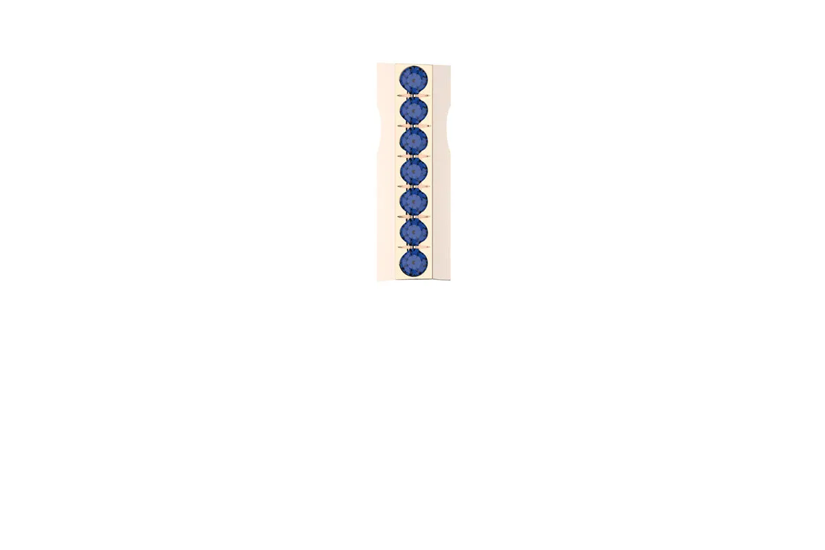 STONE BAR - 14k Birthstone Pavé  - Pendant