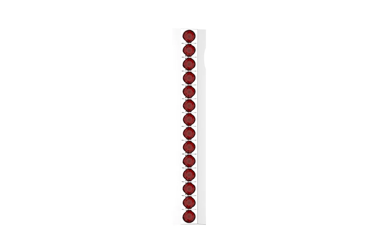 STONE BAR - 14k Birthstone Pavé  - Pendant
