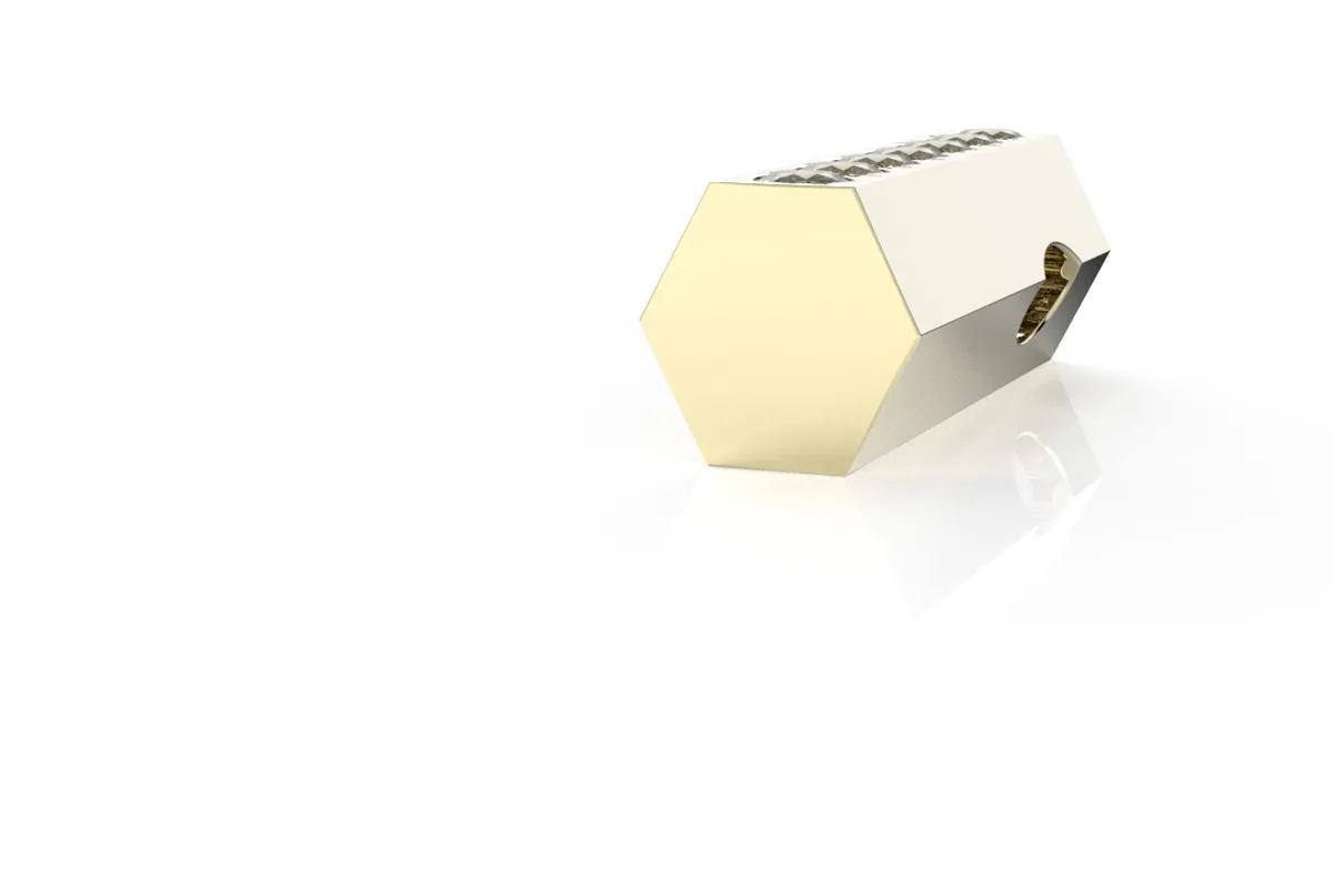 STONE BAR - 14k Birthstone Pavé  - Pendant