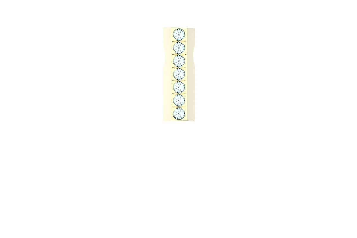STONE BAR - 14k Birthstone Pavé  - Pendant