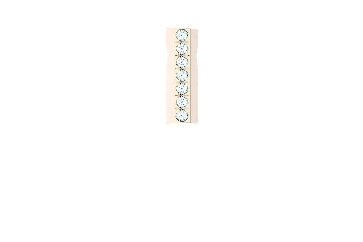 STONE BAR - 14k Birthstone Pavé  - Pendant