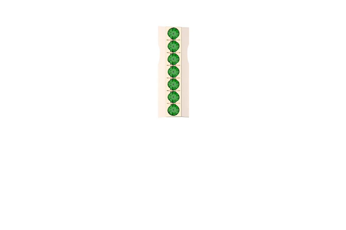 STONE BAR - 14k Birthstone Pavé  - Pendant