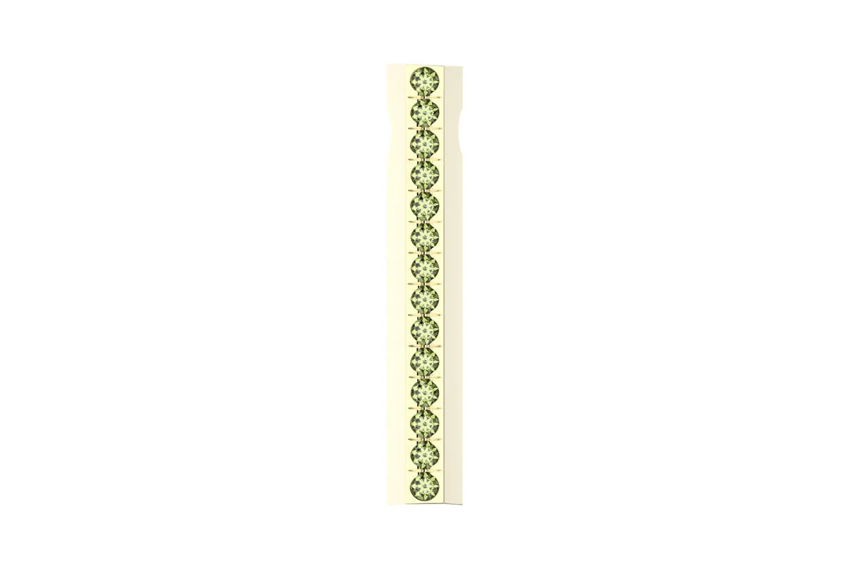 STONE BAR - 14k Birthstone Pavé  - Pendant