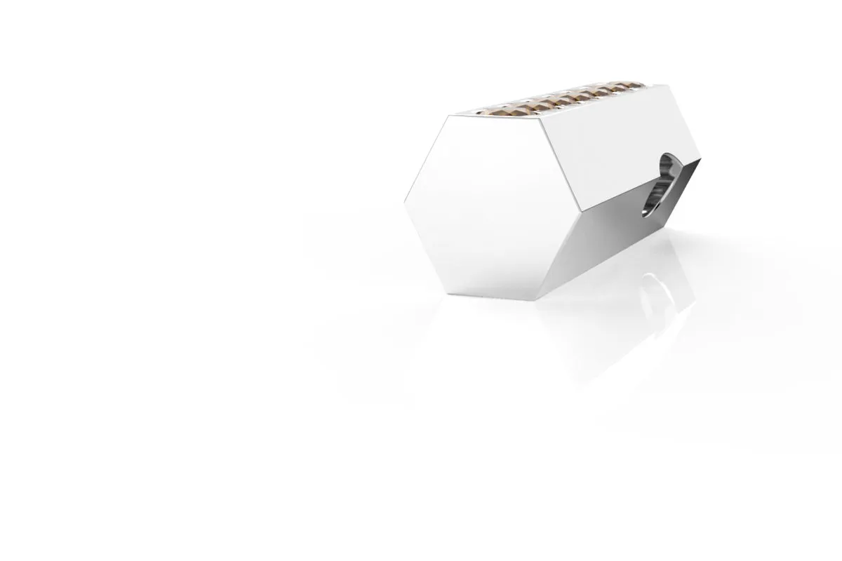 STONE BAR - 14k Birthstone Pavé  - Pendant