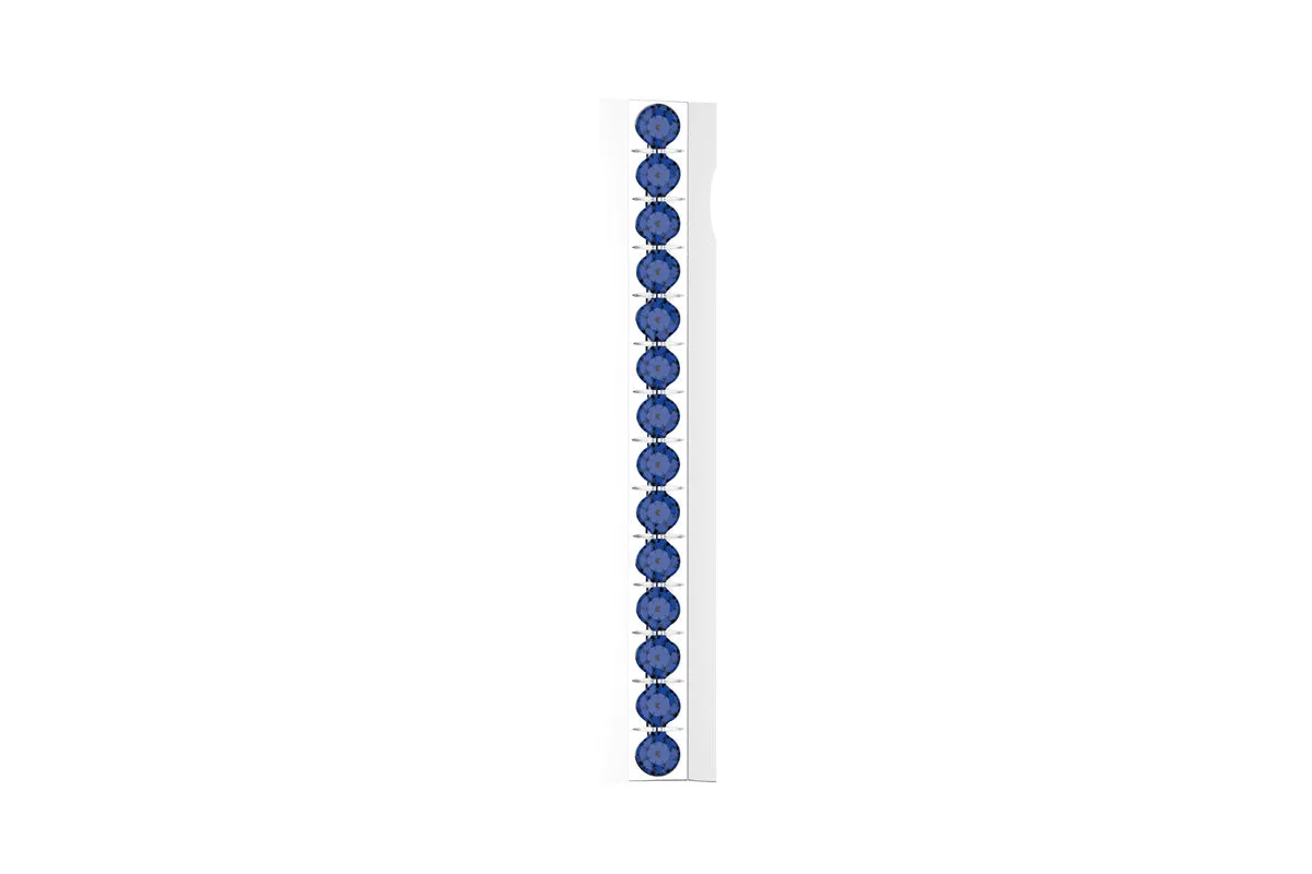 STONE BAR - 14k Birthstone Pavé  - Pendant